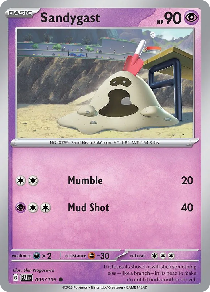 Sandygast — SV02: Paldea Evolved — Pokémon