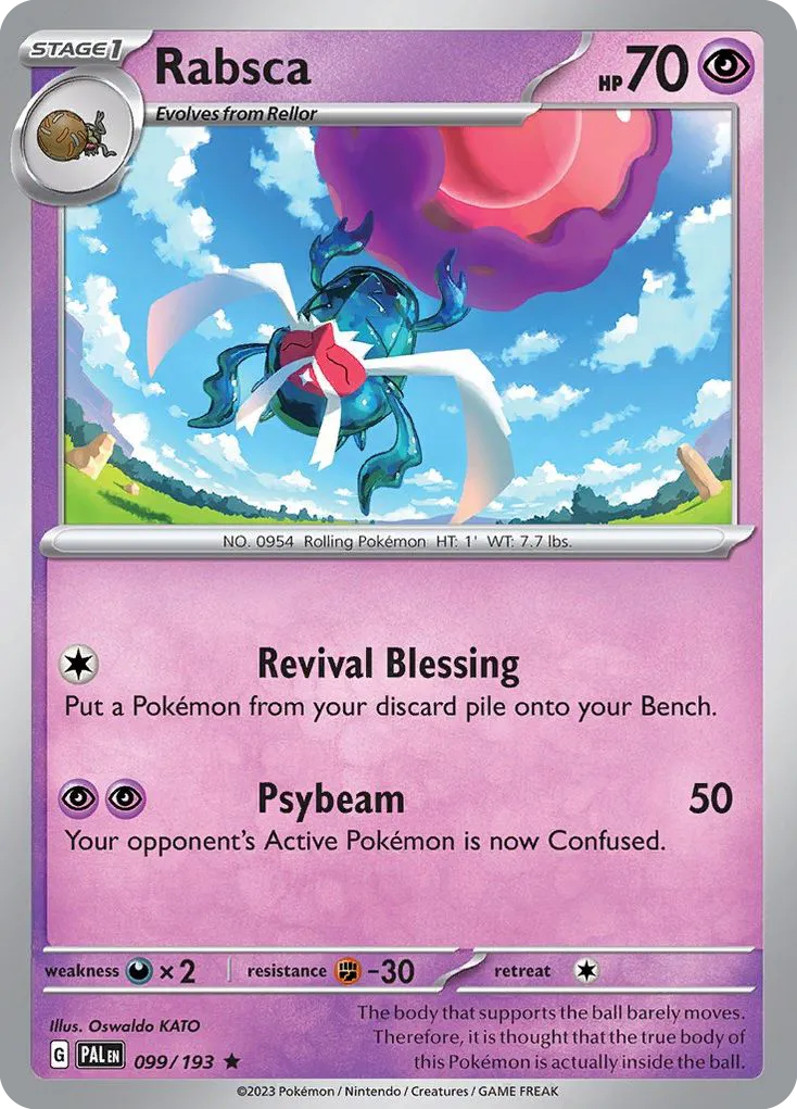 Rabsca from SV02: Paldea Evolved - Pokemon