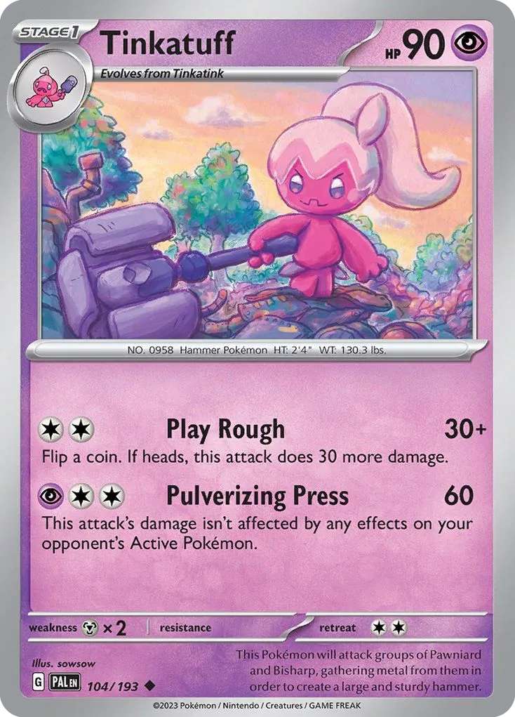 Tinkatuff — SV02: Paldea Evolved — Pokémon
