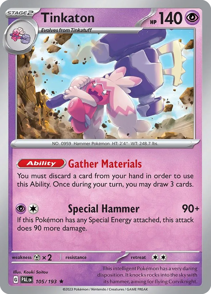 Tinkaton — SV02: Paldea Evolved — Pokémon