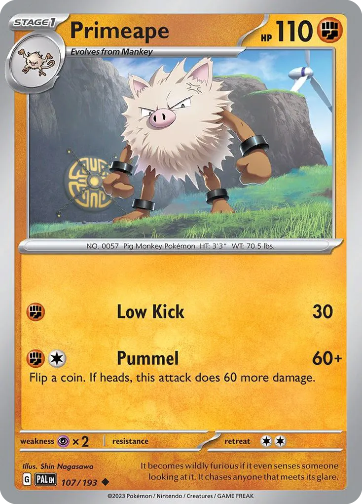 Primeape — SV02: Paldea Evolved — Pokémon