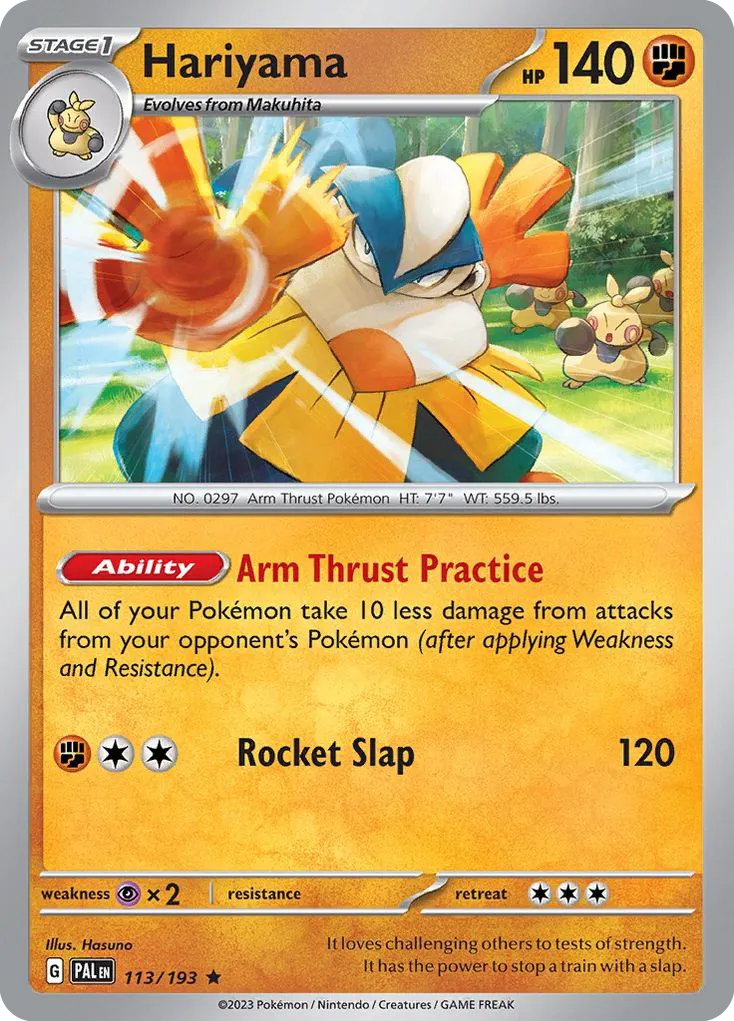 Hariyama — SV02: Paldea Evolved — Pokémon