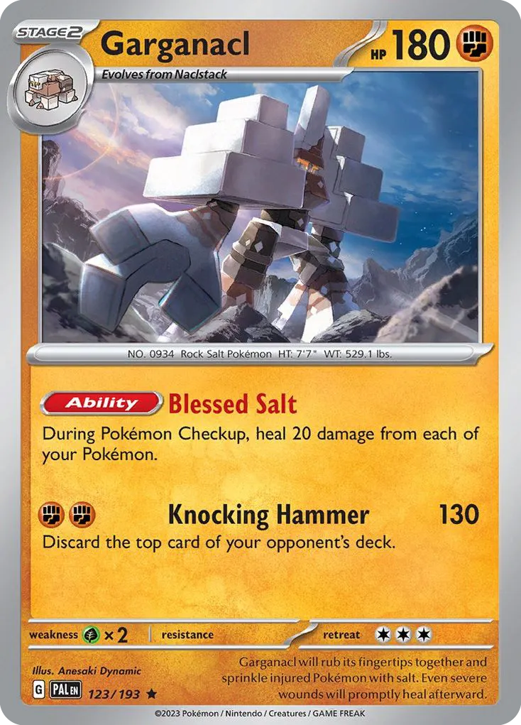 Garganacl — SV02: Paldea Evolved — Pokémon