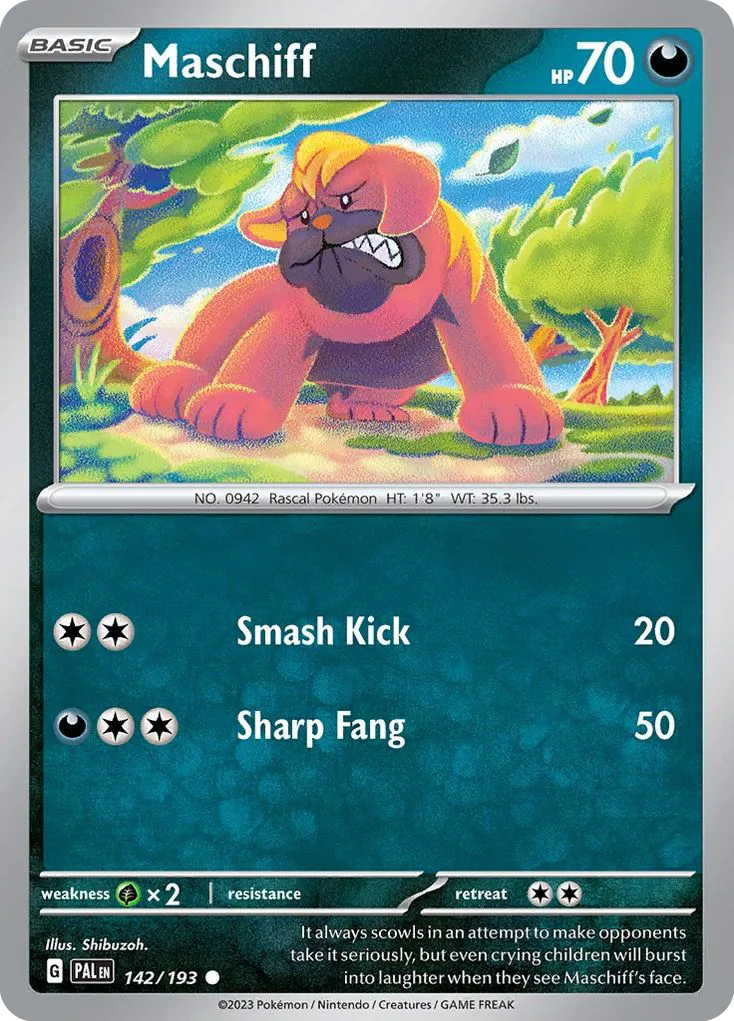 Maschiff — SV02: Paldea Evolved — Pokémon
