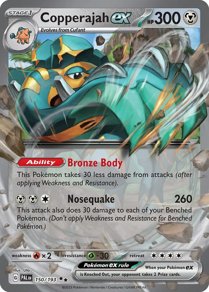 Copperajah ex — SV02: Paldea Evolved — Pokémon