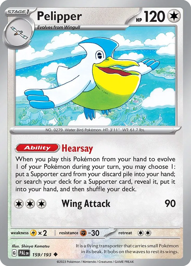 Pelipper — SV02: Paldea Evolved — Pokemon