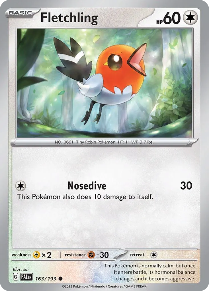Fletchling — SV02: Paldea Evolved — Pokémon