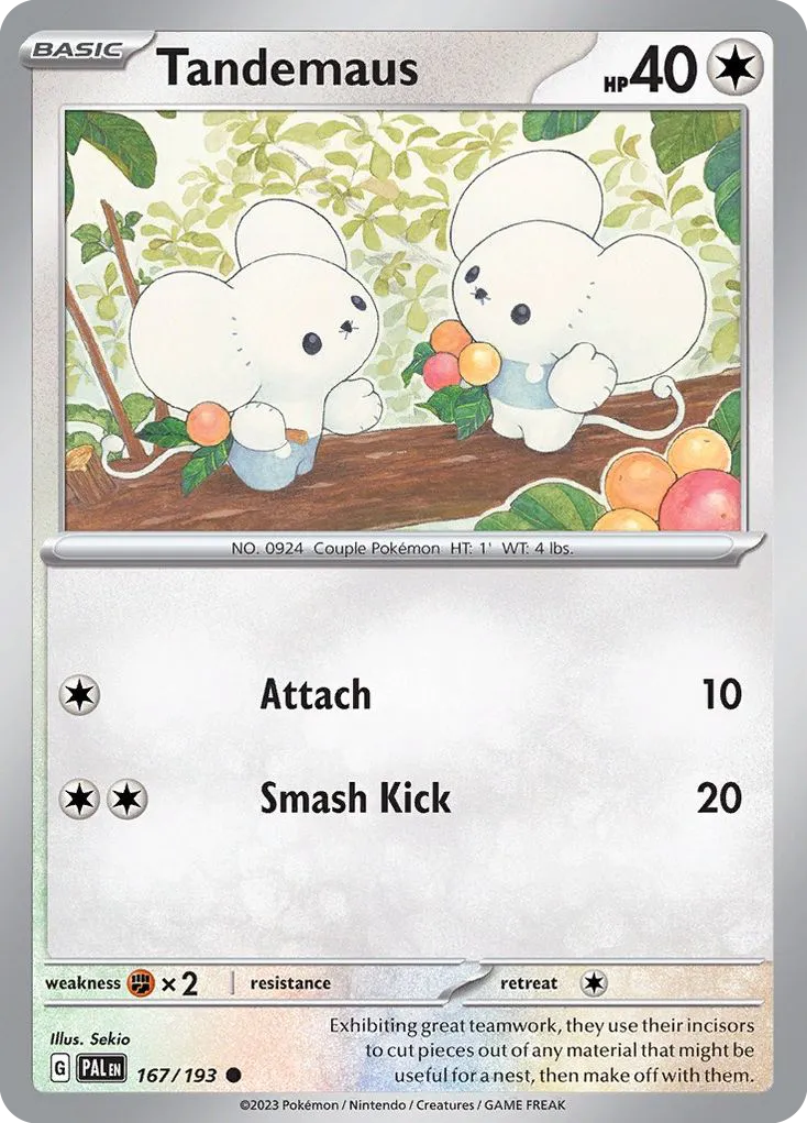 Tandemaus — SV02: Paldea Evolved — Pokémon