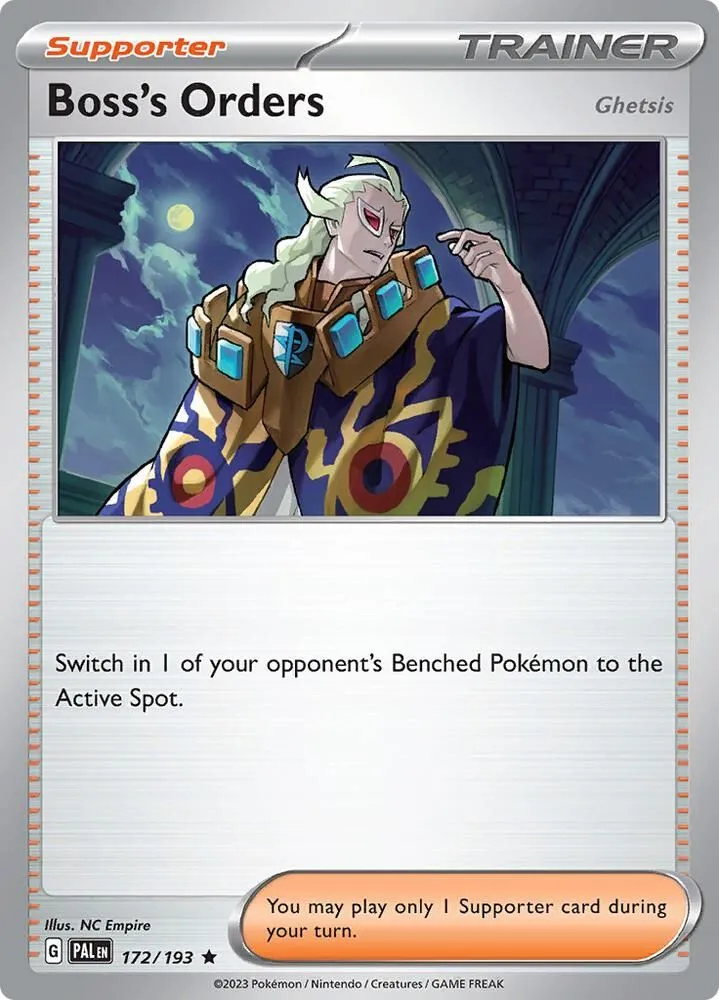 Boss's Orders — SV02: Paldea Evolved — Pokemon