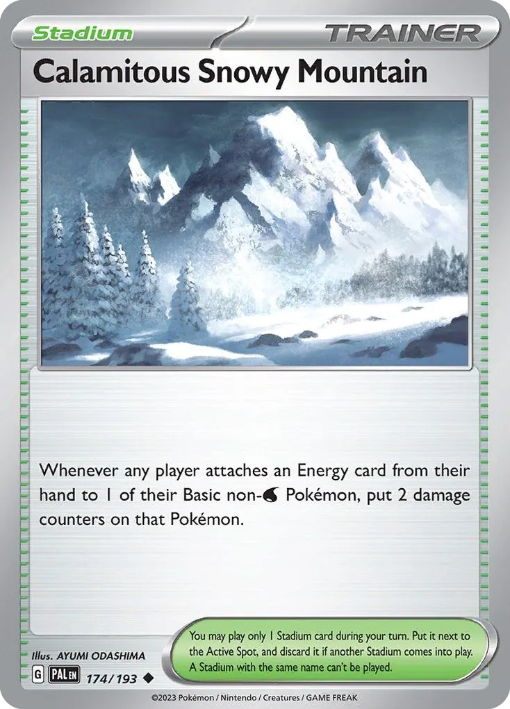Calamitous Snowy Mountain — SV02: Paldea Evolved — Pokémon