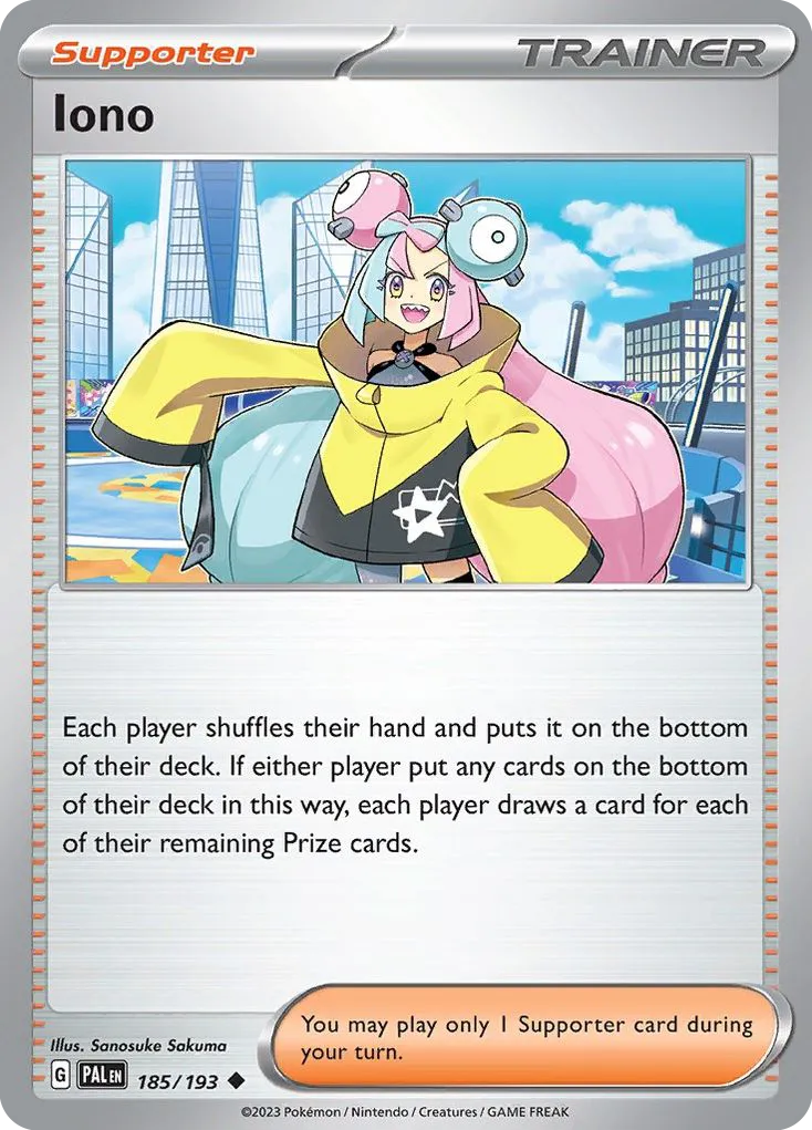 Iono — SV02: Paldea Evolved — Pokémon