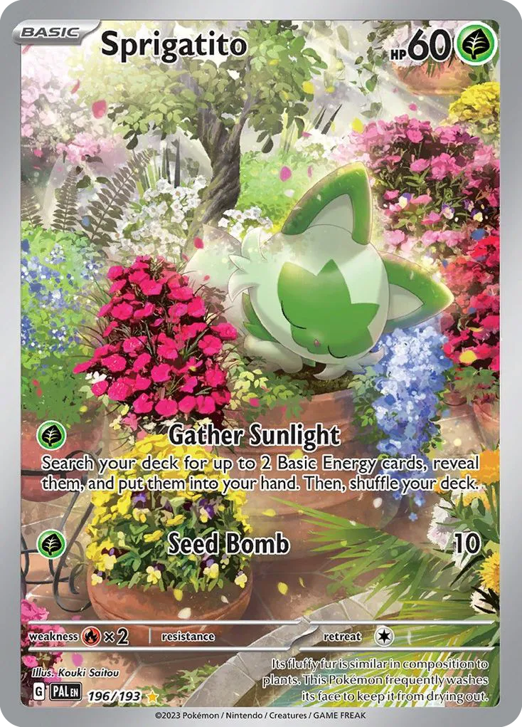 Sprigatito — SV02: Paldea Evolved — Pokémon