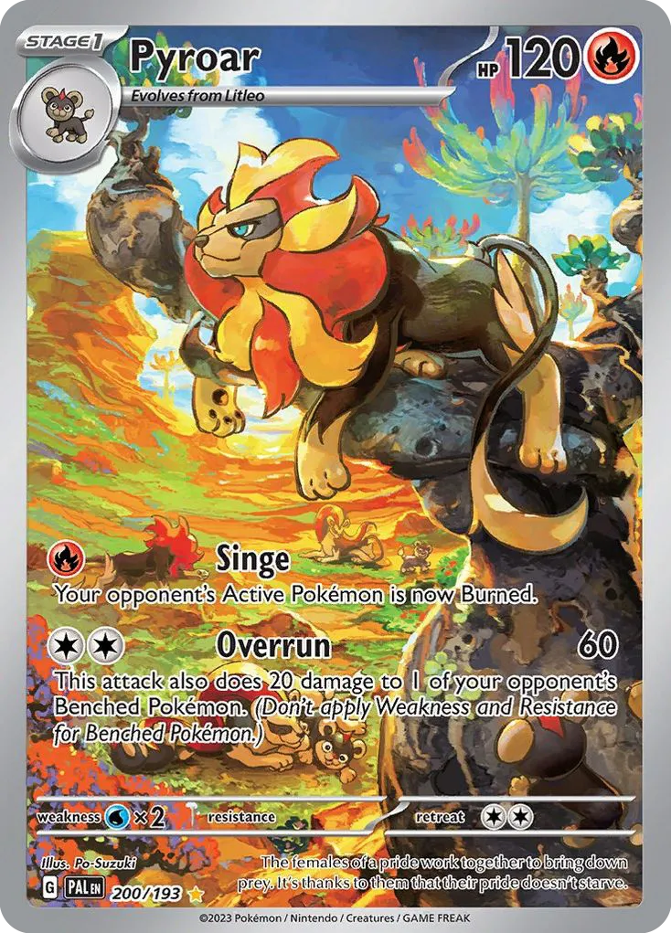 Pyroar — SV02: Paldea Evolved — Pokémon
