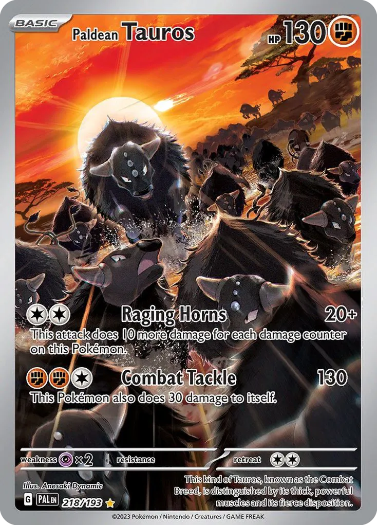 Paldean Tauros — SV02: Paldea Evolved — Pokémon