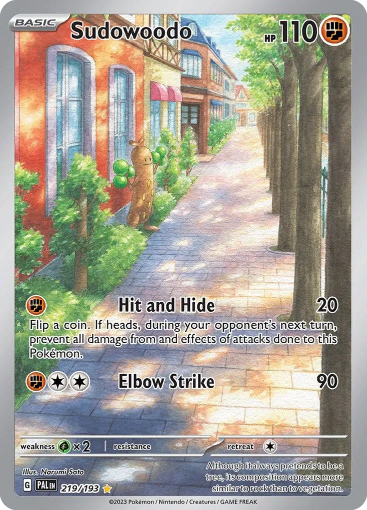 Sudowoodo — SV02: Paldea Evolved — Pokémon
