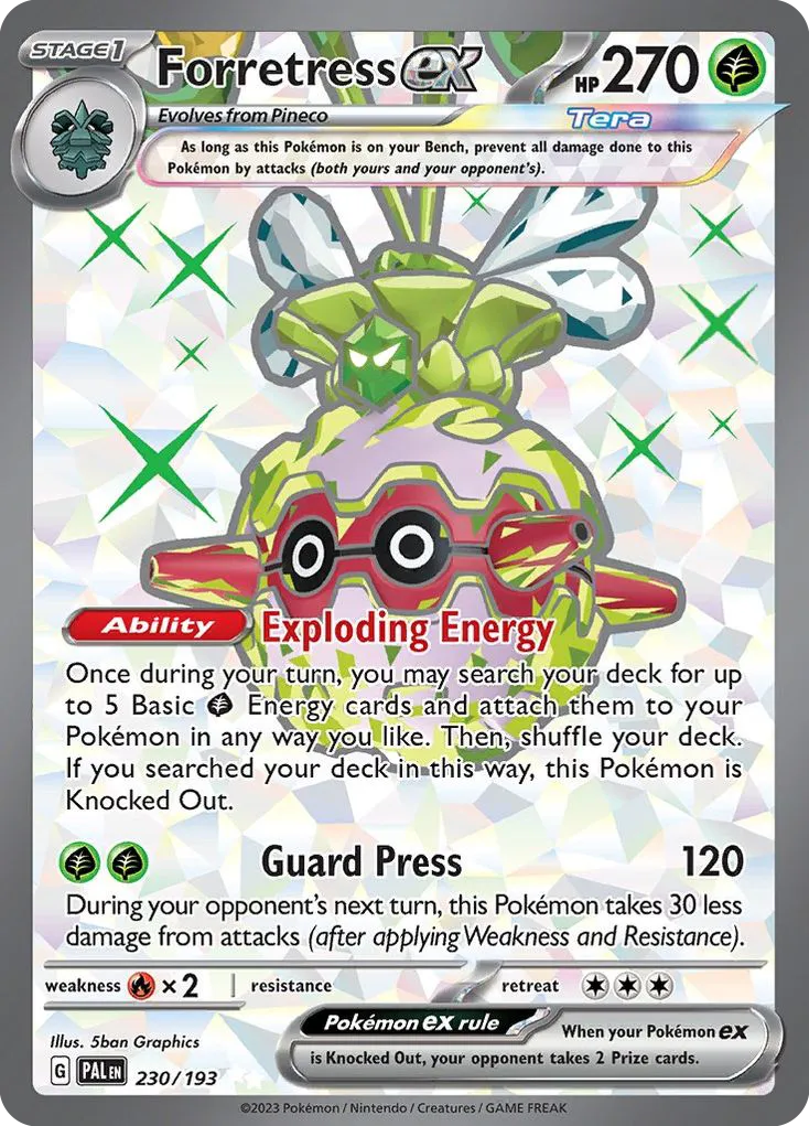 Forretress ex — SV02: Paldea Evolved — Pokémon