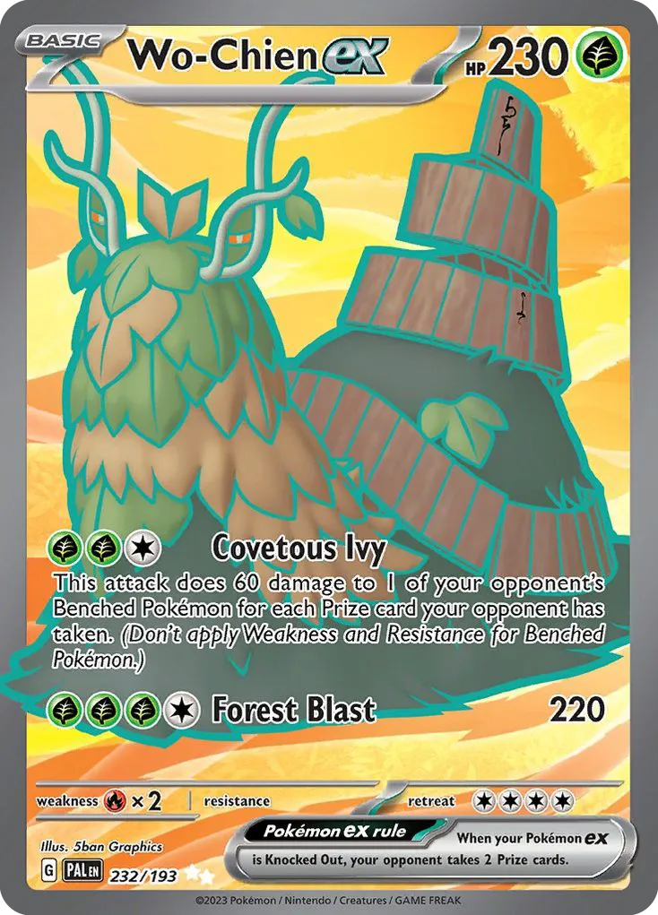 Wo-Chien ex — SV02: Paldea Evolved — Pokémon