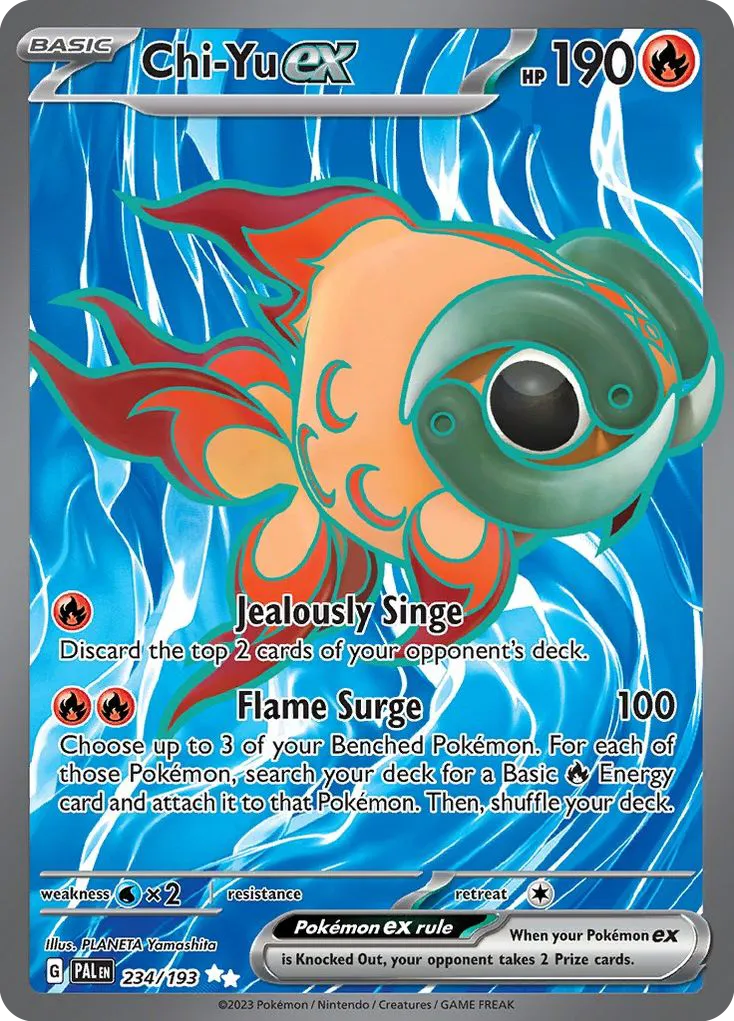 Chi-Yu ex — SV02: Paldea Evolved — Pokémon