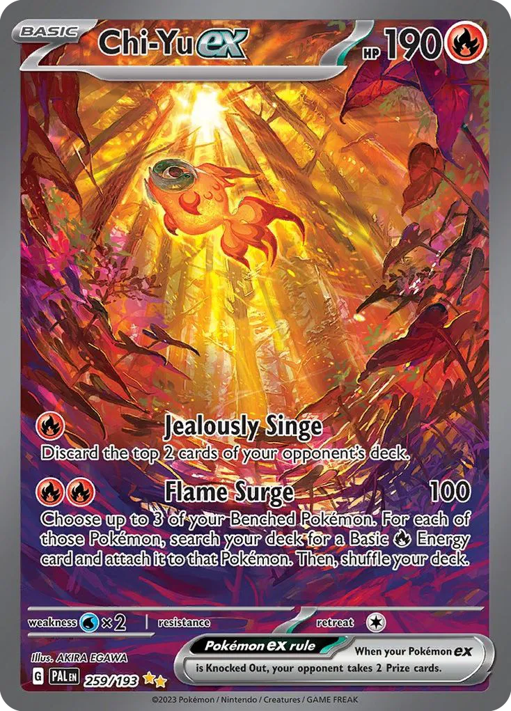 Chi-Yu ex — SV02: Paldea Evolved — Pokémon