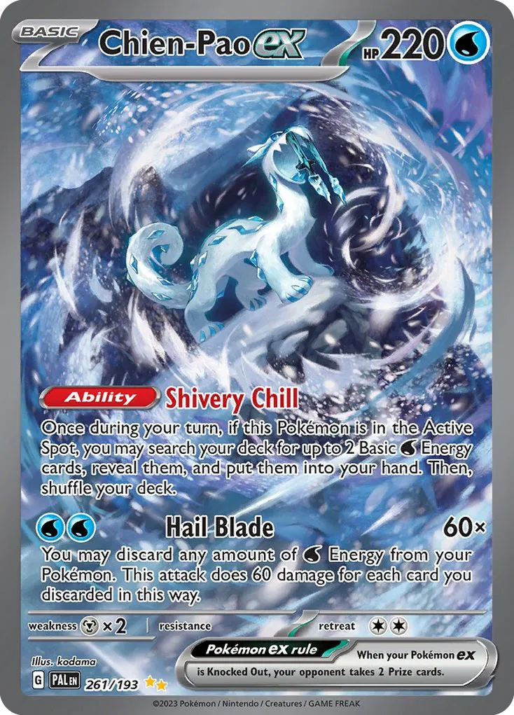 Chien-Pao ex — SV02: Paldea Evolved — Pokémon