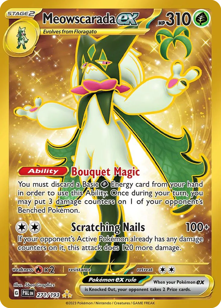 Meowscarada ex — SV02: Paldea Evolved — Pokémon