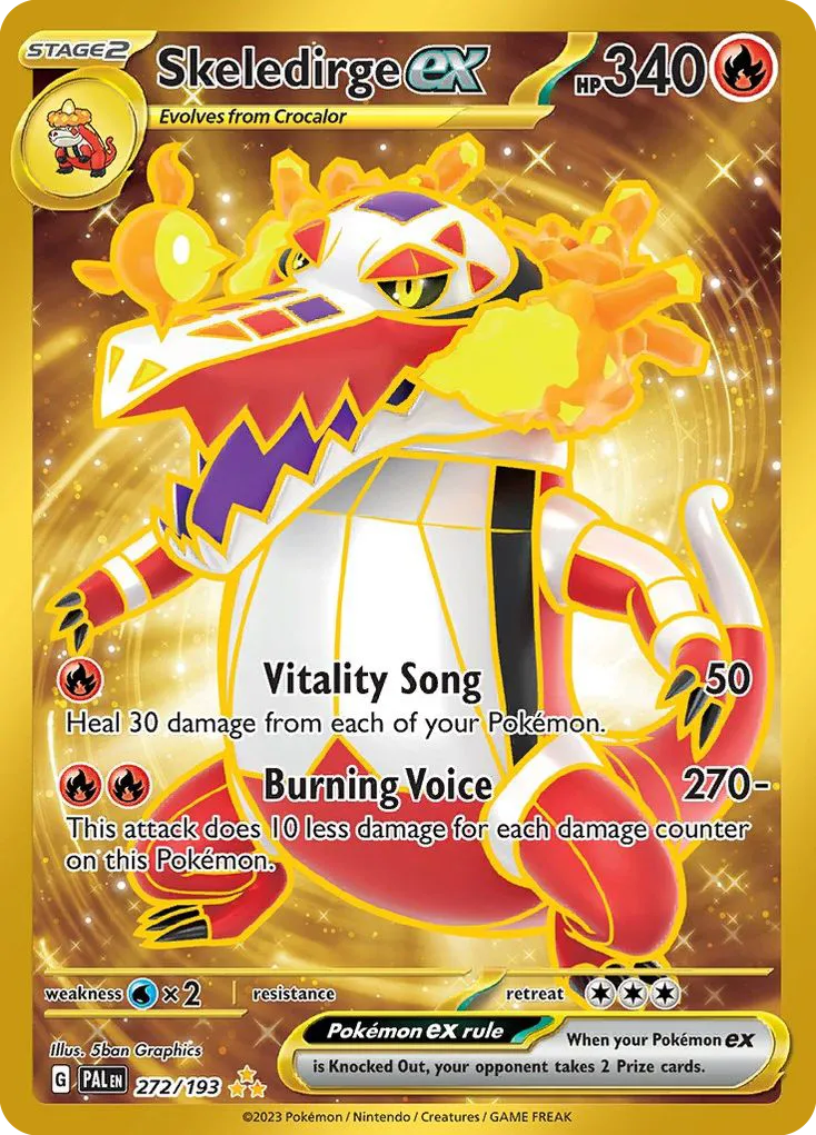 Flâmigator ex — SV02: Paldea Evolved — Pokémon
