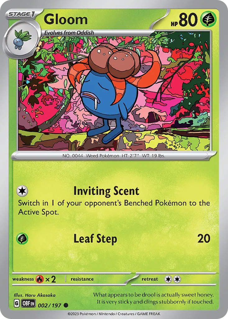 Gloom — SV03: Obsidian Flames — Pokemon