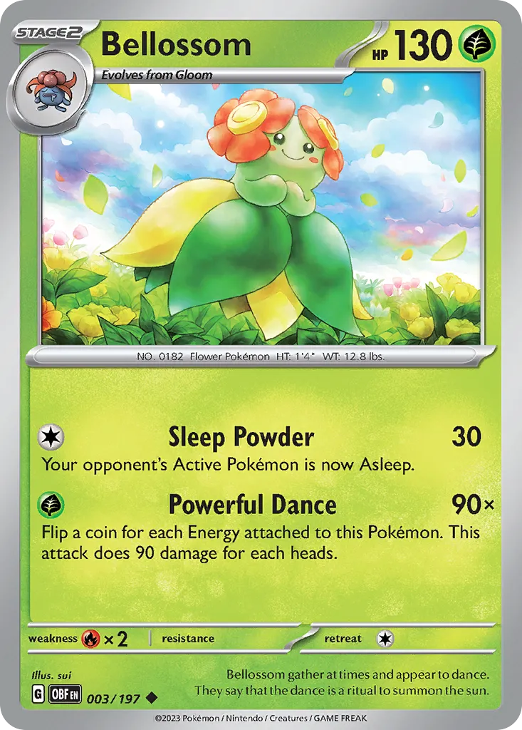 Bellossom — SV03: Obsidian Flames — Pokemon