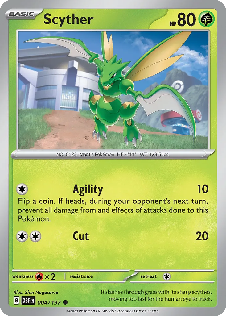 Scyther — SV03: Obsidian Flames — Pokémon