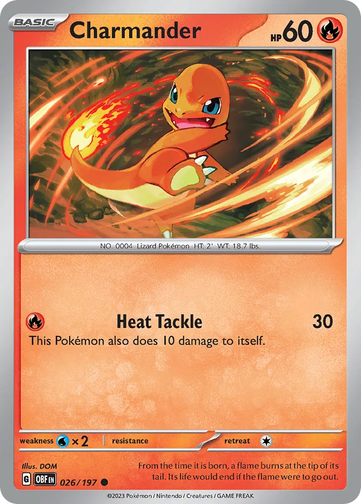 Salamèche — SV03: Obsidian Flames — Pokémon