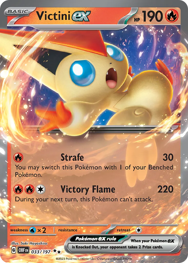 Victini ex — SV03: Obsidian Flames — Pokémon