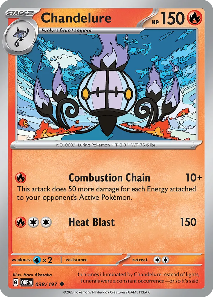 Lugulabre — SV03: Obsidian Flames — Pokemon