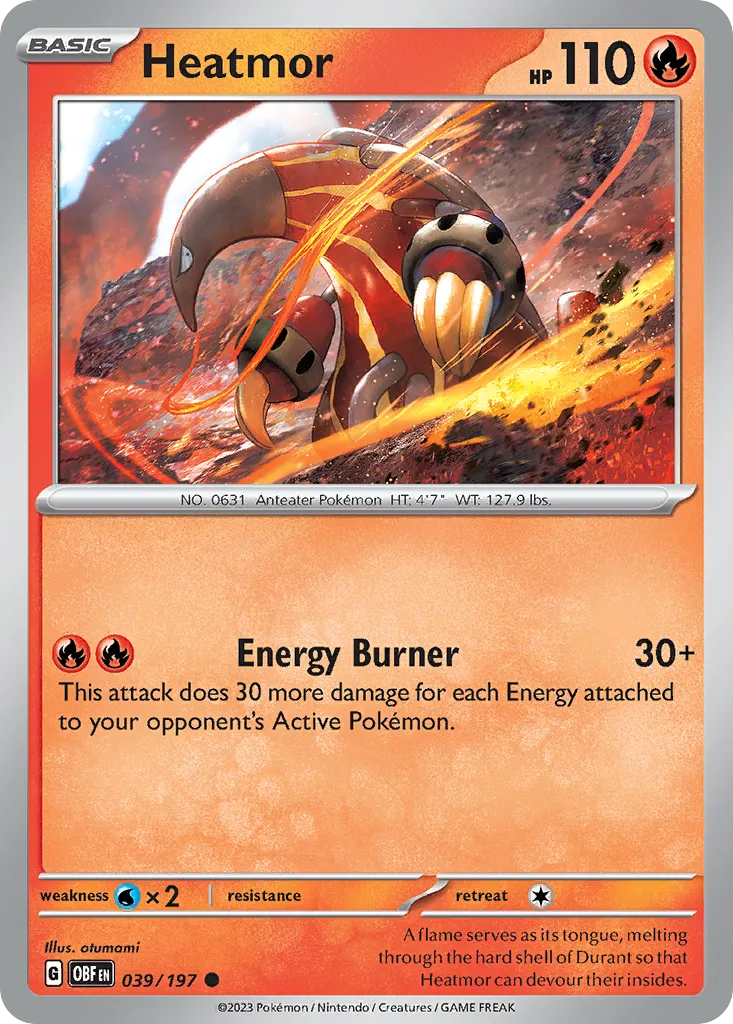 Aflamanoir — SV03: Obsidian Flames — Pokémon