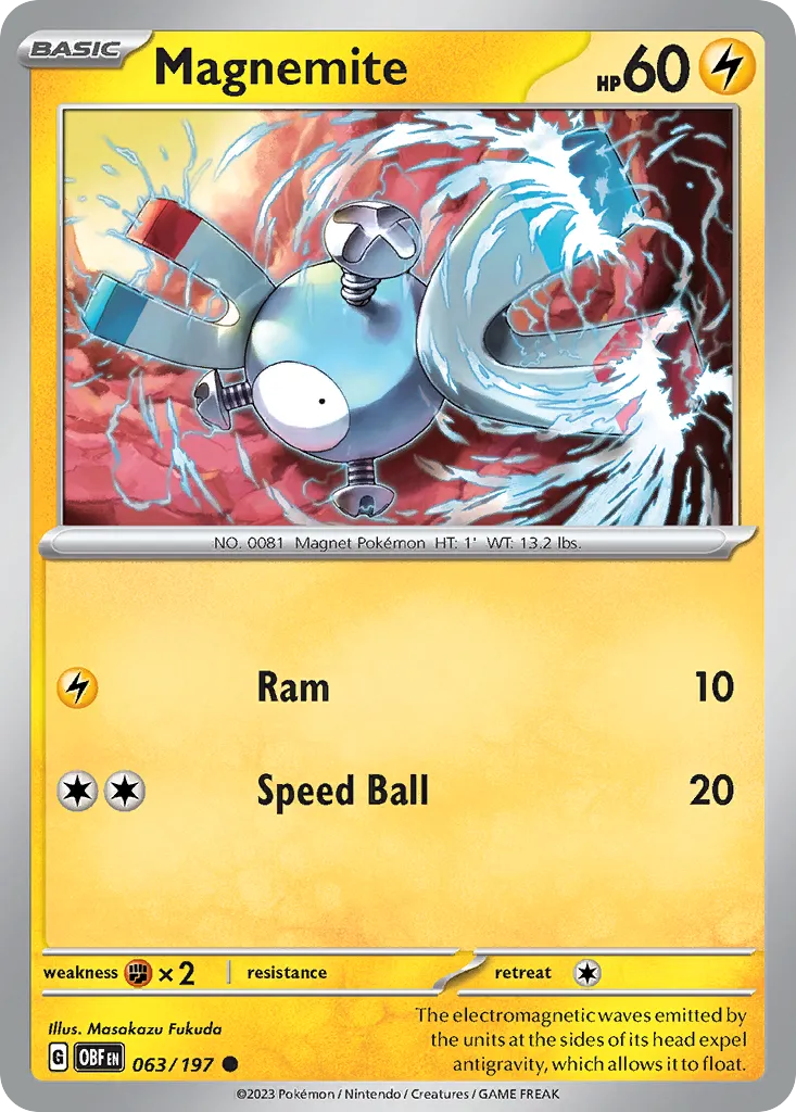 Magnéti — SV03: Obsidian Flames — Pokémon