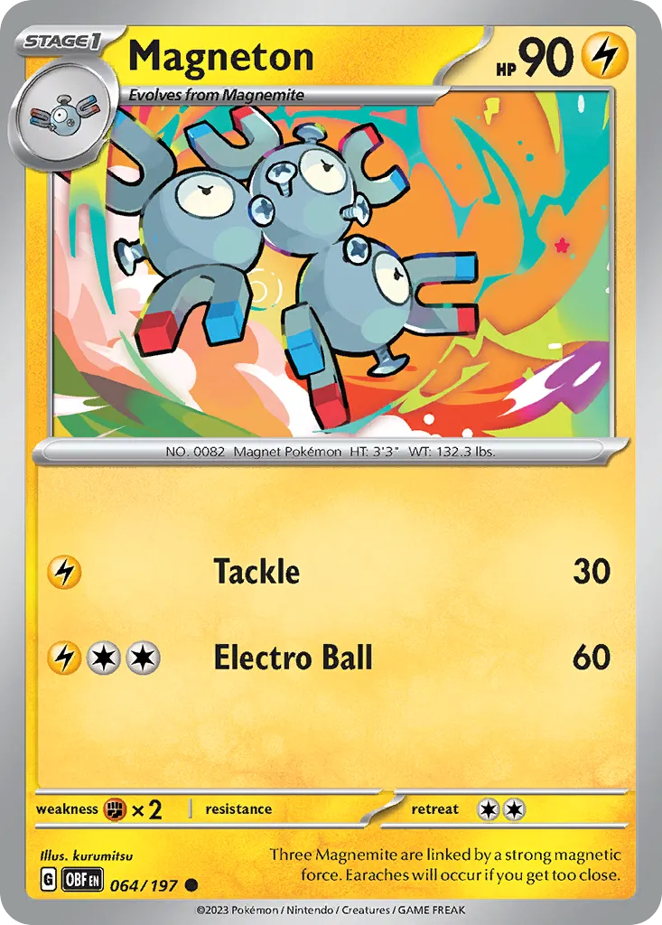 Magneton — SV03: Obsidian Flames — Pokémon