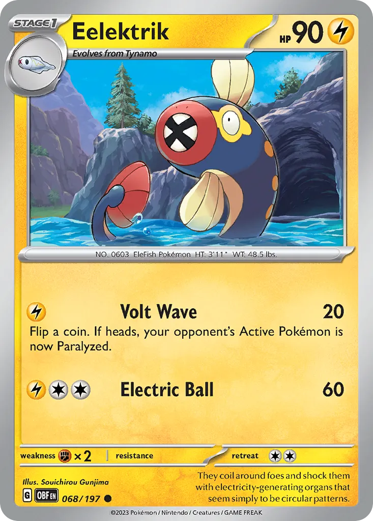 Lampéroie — SV03: Obsidian Flames — Pokémon