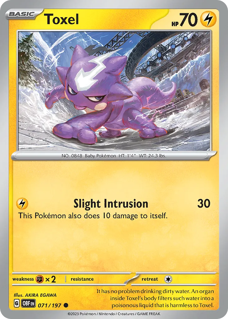 Toxizap — SV03: Obsidian Flames — Pokémon