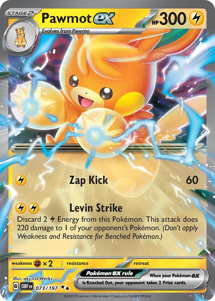 Pohmarmotte ex — SV03: Obsidian Flames — Pokémon
