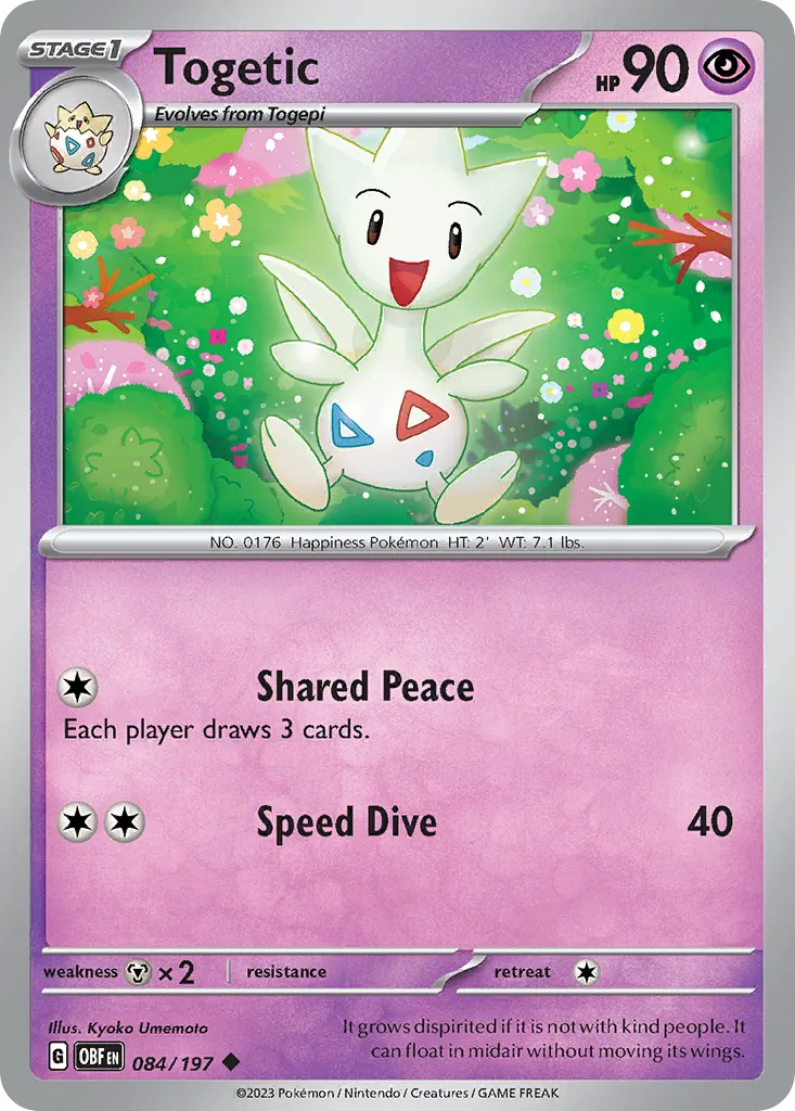 Togetic — SV03: Obsidian Flames — Pokémon