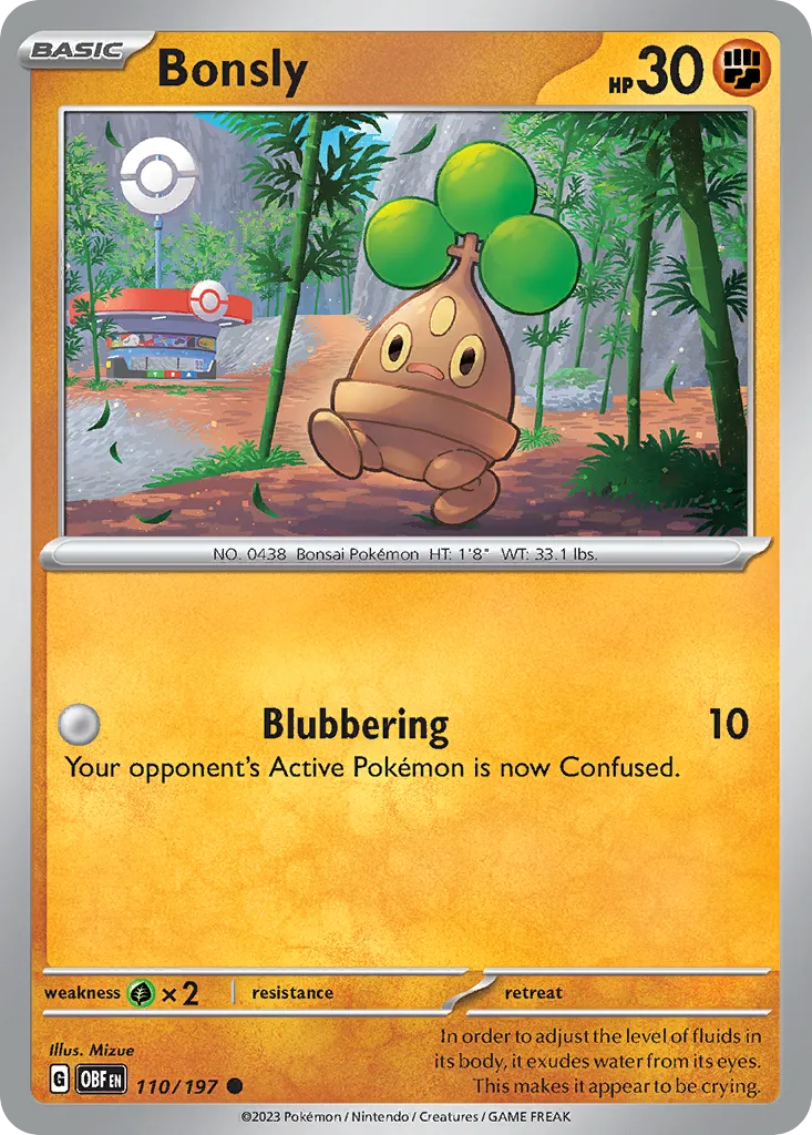 Bonsly — SV03: Obsidian Flames — Pokémon
