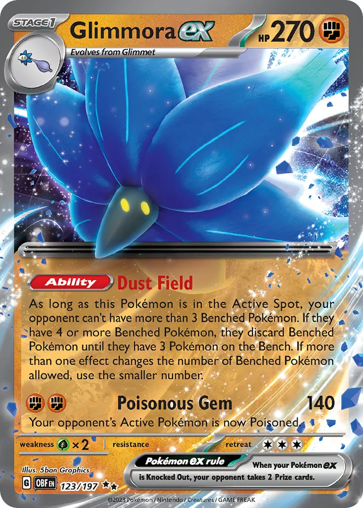Glimmora ex — SV03: Obsidian Flames — Pokemon