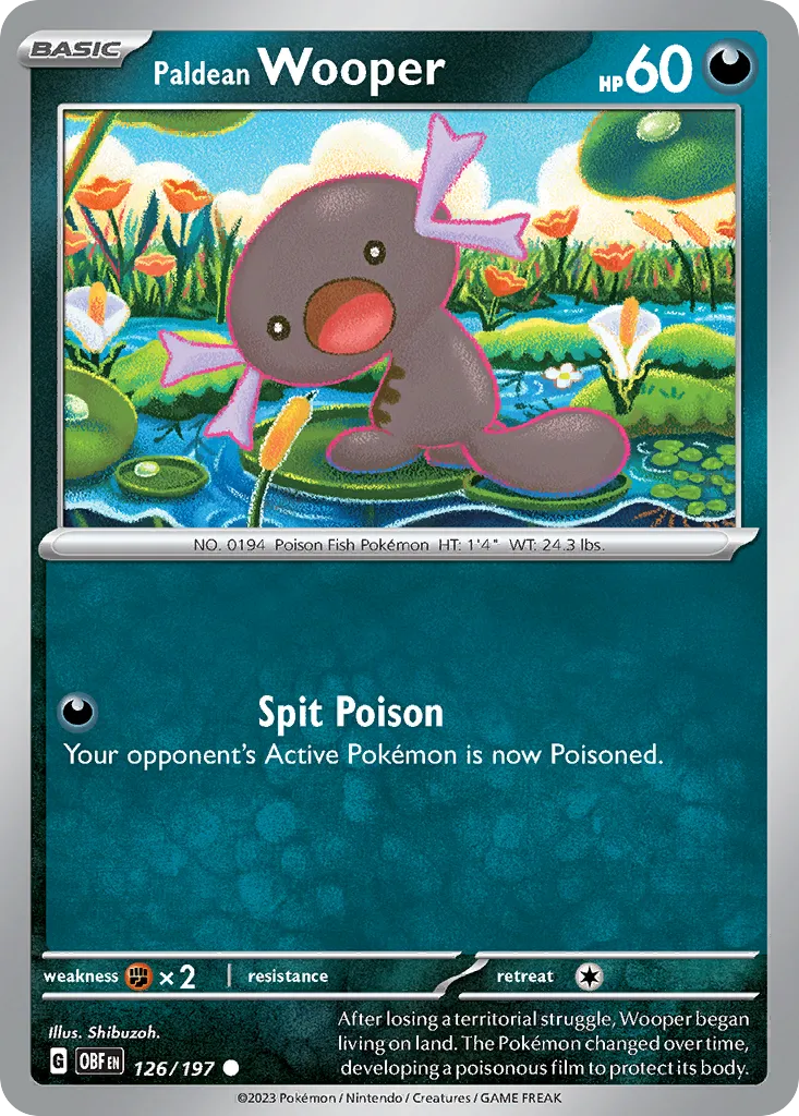 Axoloto de Paldea — SV03: Obsidian Flames — Pokémon