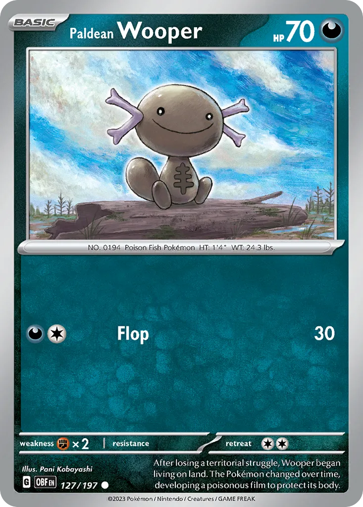 Axoloto de Paldea — SV03: Obsidian Flames — Pokémon