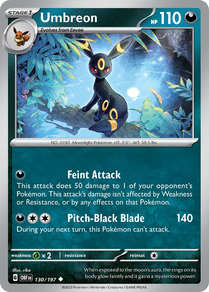 Umbreon — SV03: Obsidian Flames — Pokémon