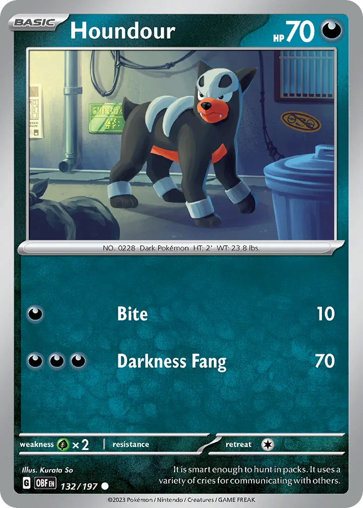 Houndour — SV03: Obsidian Flames — Pokémon