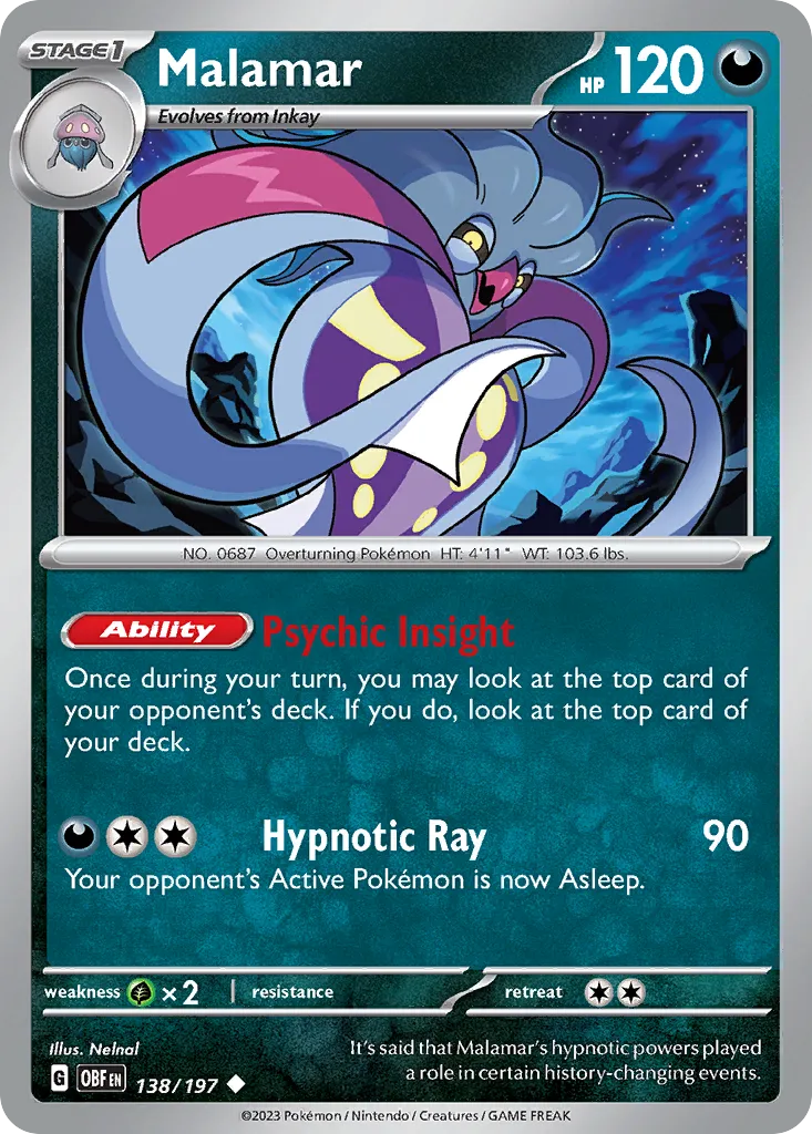 Sepiatroce — SV03: Obsidian Flames — Pokémon