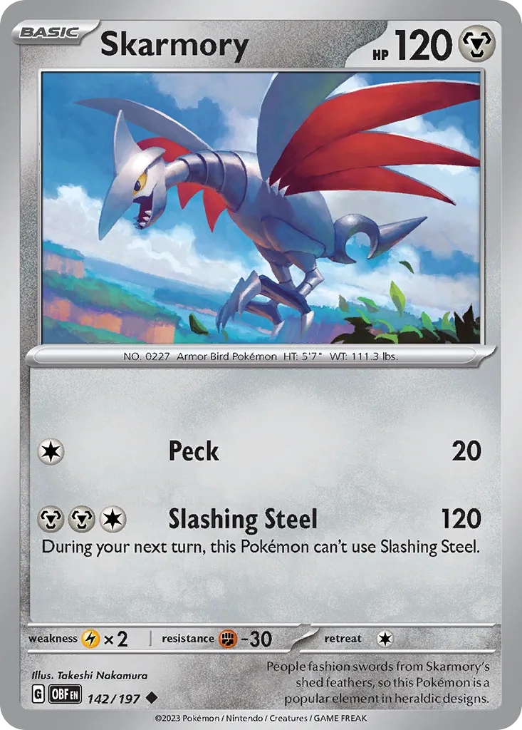 Airmure — SV03: Obsidian Flames — Pokémon