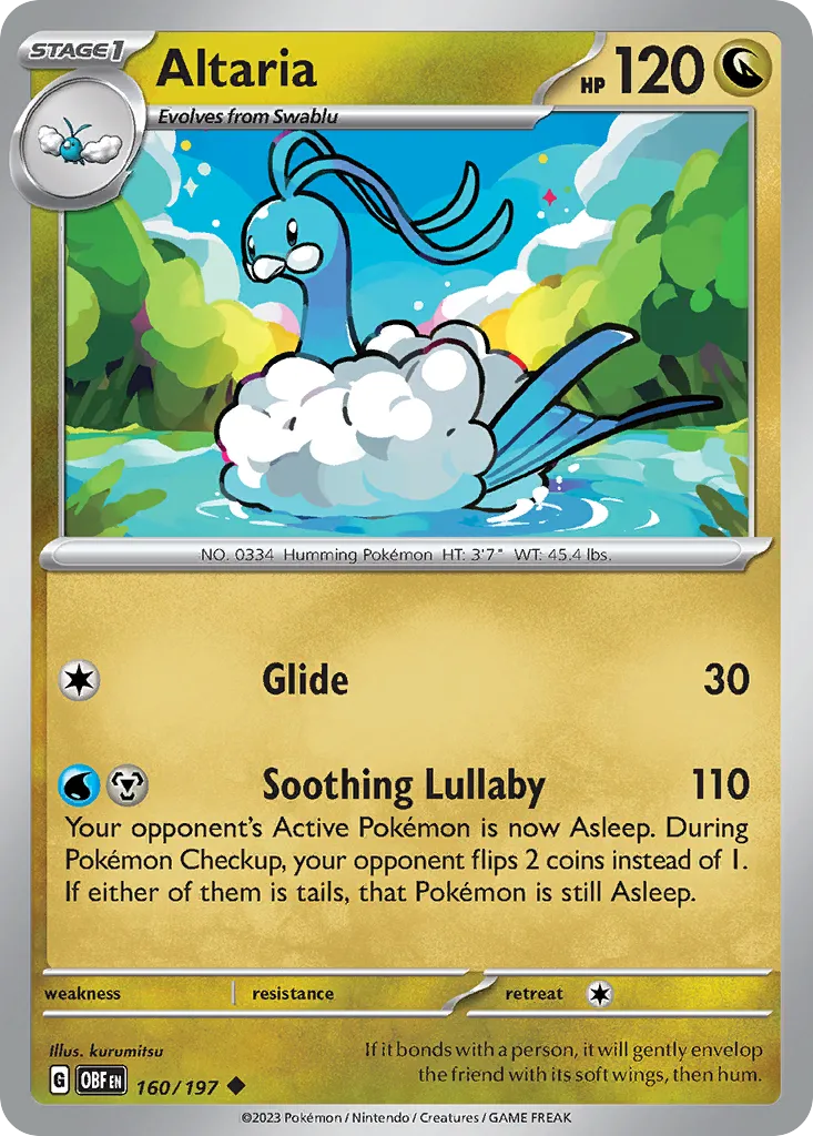 Altaria — SV03: Obsidian Flames — Pokémon