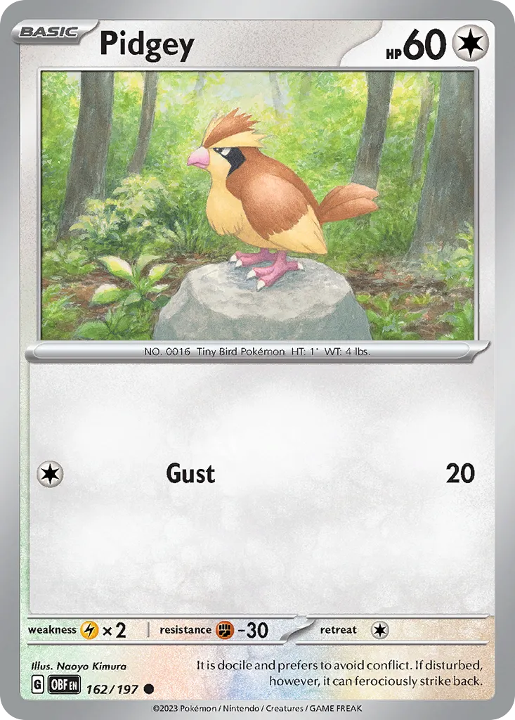 Roucool — SV03: Obsidian Flames — Pokémon