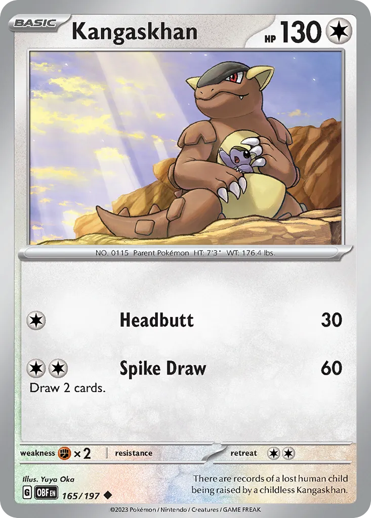 Kangaskhan — SV03: Obsidian Flames — Pokemon